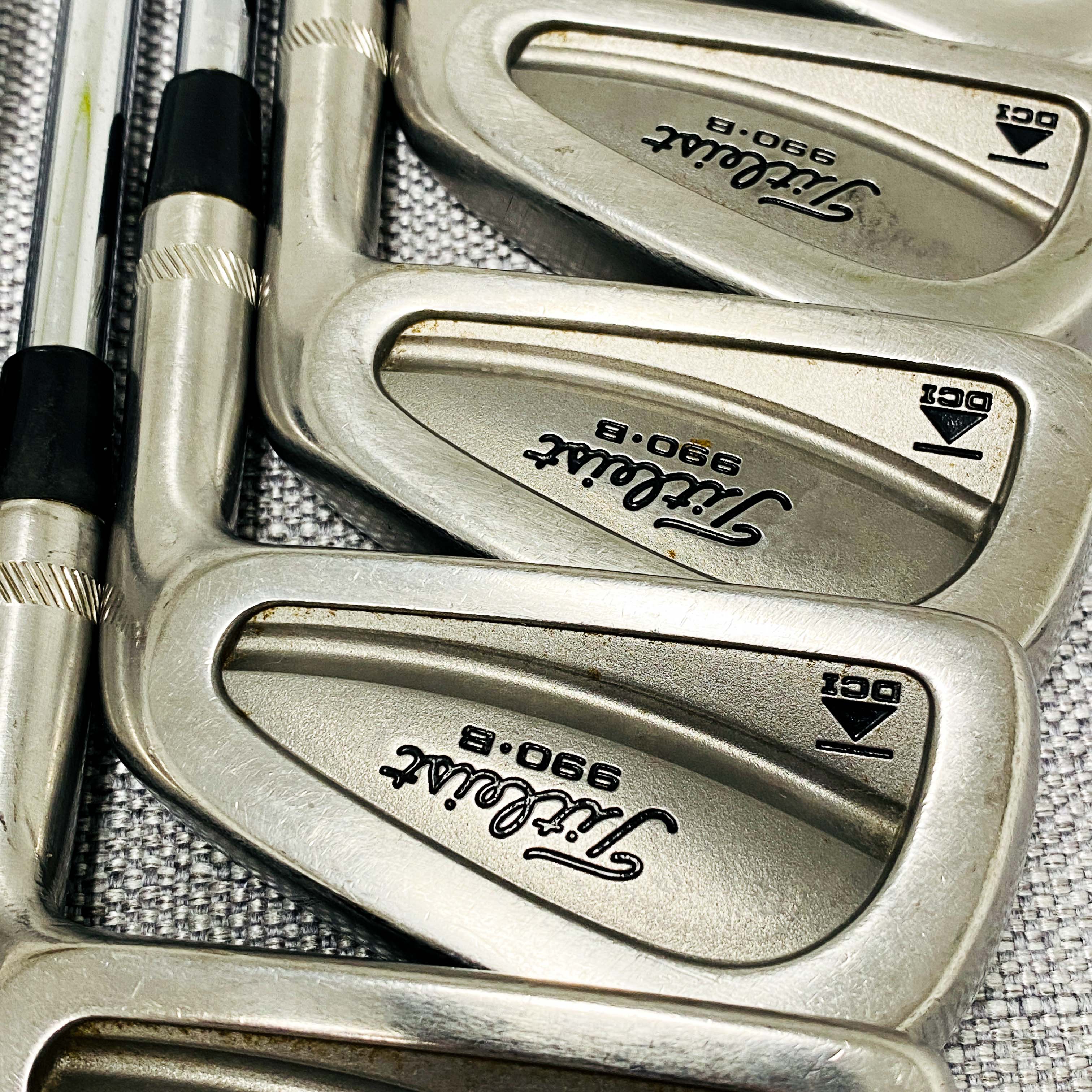 Titleist DCI 990B Single Iron. Sold Separately. S300 Stiff - Good Cond –  sundaysticks.com.au