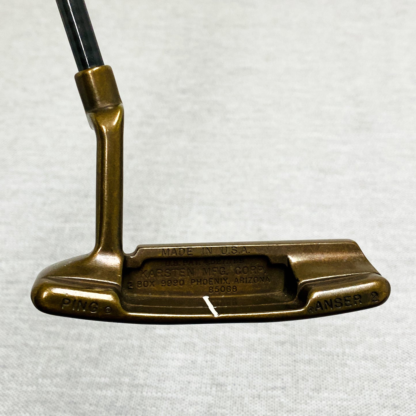 PING Anser 2 Beryllium Copper Putter. Rare factory graphite shaft - Excellent Condition # 13868