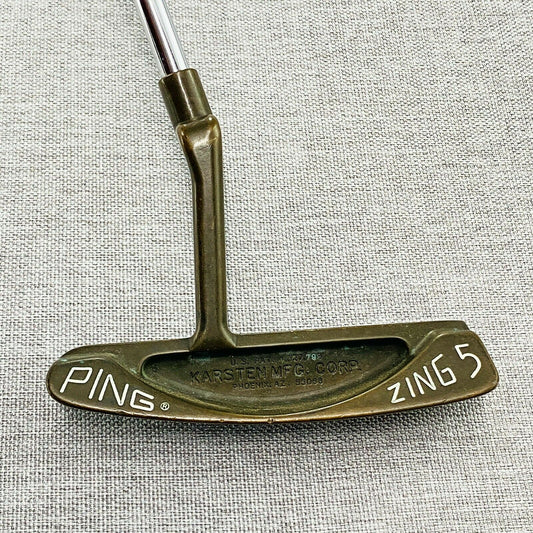 PING Zing 5 Beryllium Copper Putter. 35 inch - Very Good Condition # 11204