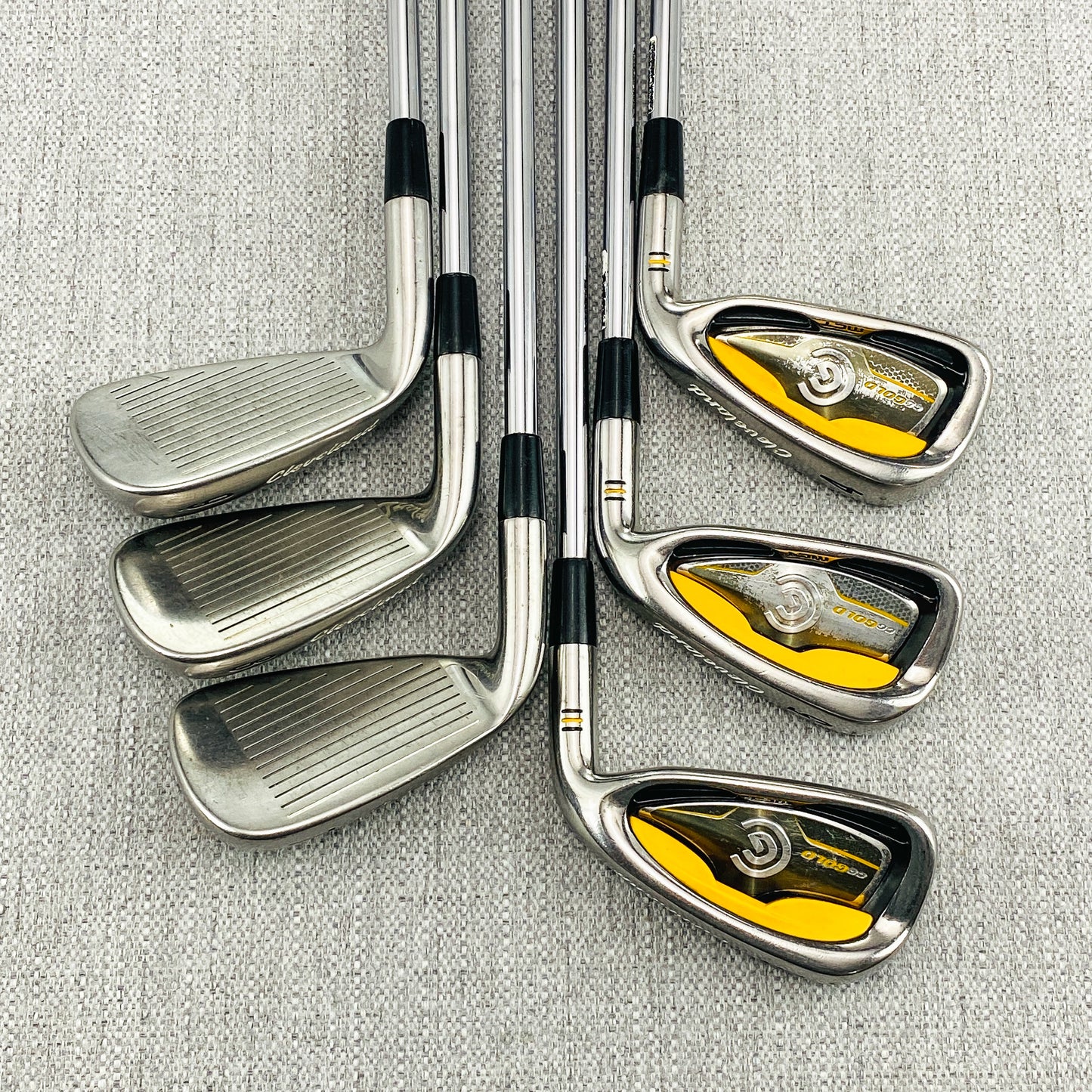 Cleveland CG Gold Single Iron. Sold Separately. Regular Flex Steel - Good Condition # 12190